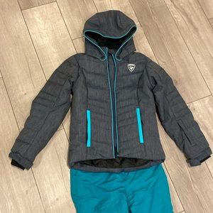 Girls warm ski snow coat.  Rossignol size 10